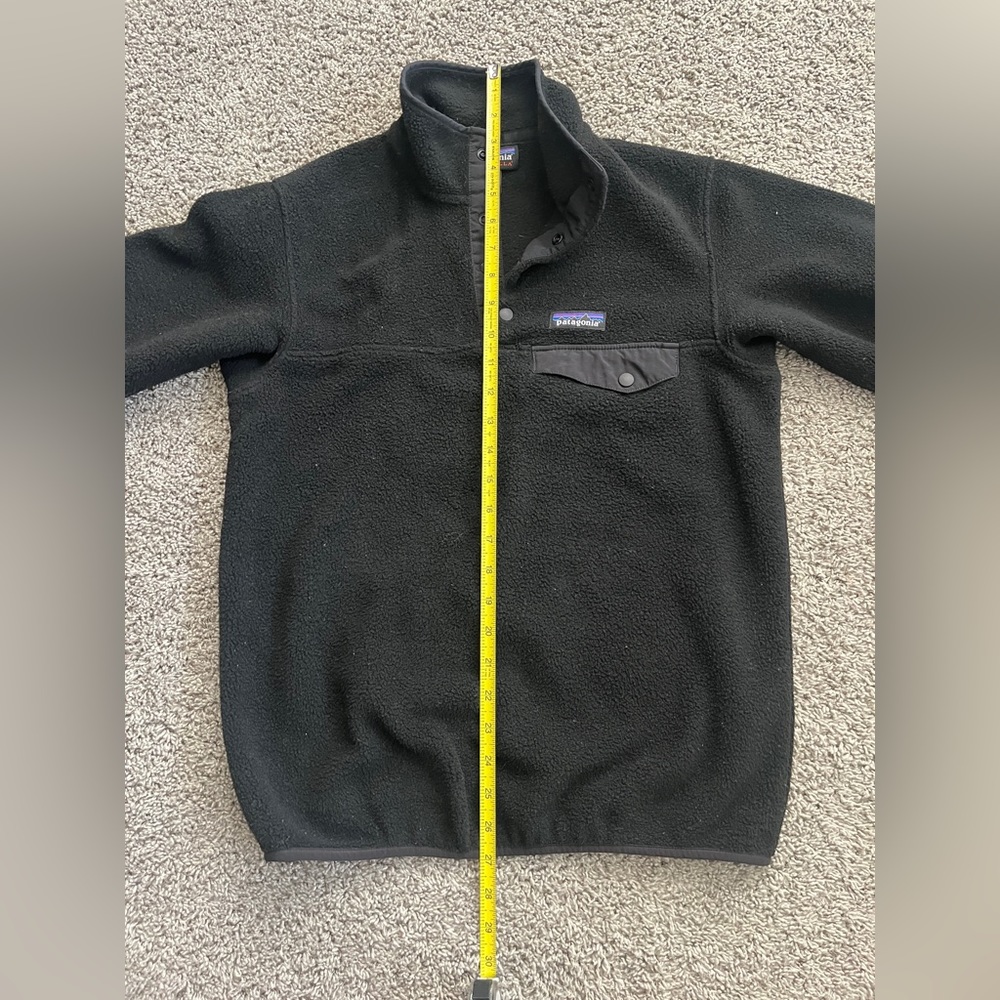 Patagonia Women’s Lightweight Synchilla Snap-T, Black, XS - Picture 6 of 7